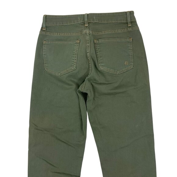 Fidelity Jeans Men 27 Green High Rise Slim Straight Casual Workwear - Picture 5 of 8